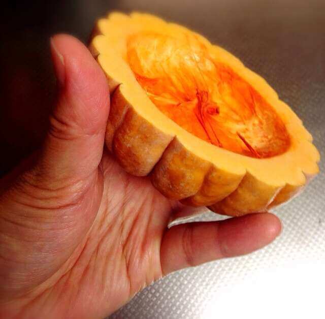 小菊かぼちゃ半分