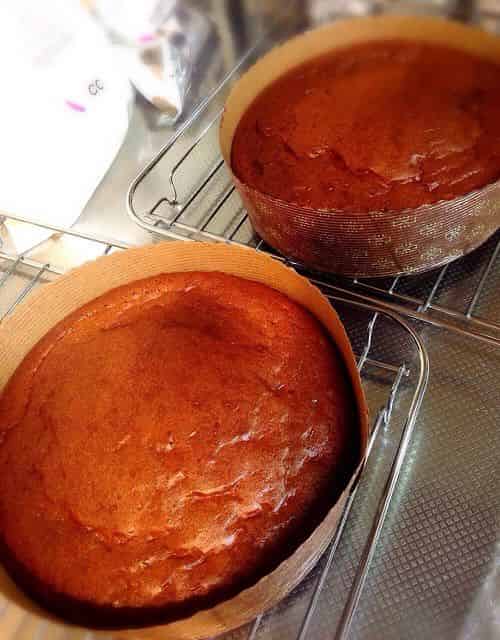 ガトーショコラ焼き上がり