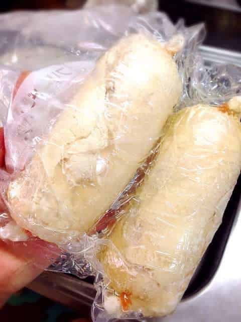 サラダチキン完成