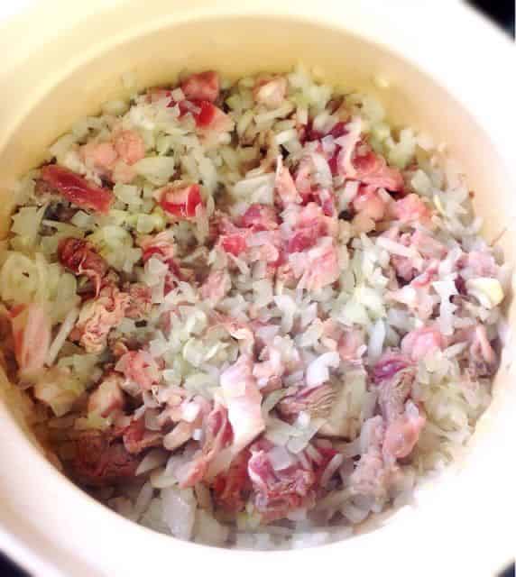 たまに混ぜつつ炒めます