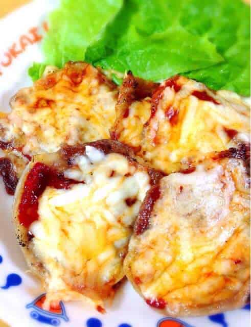 豚肩ロースの生姜焼き用ピザ