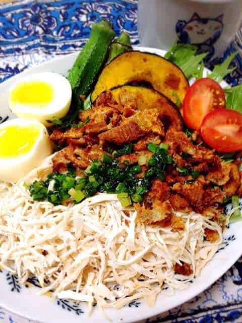 ライスなし鶏肉飯