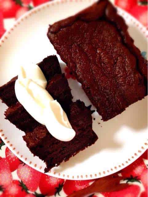 甘酒入り玄米粉のガトーショコラ