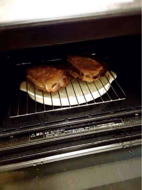 140℃で焼きます