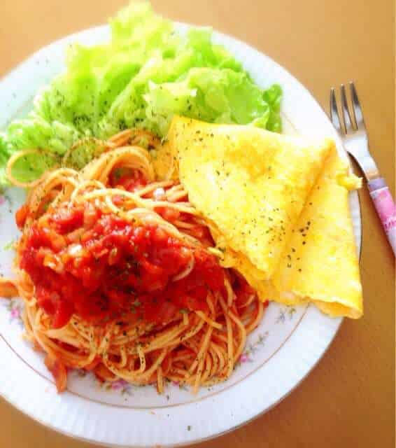 トマトソーススパゲティ