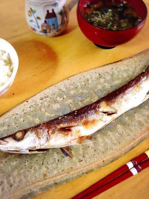 カマスの塩焼き