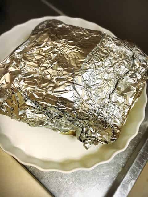 オーブンで焼きます