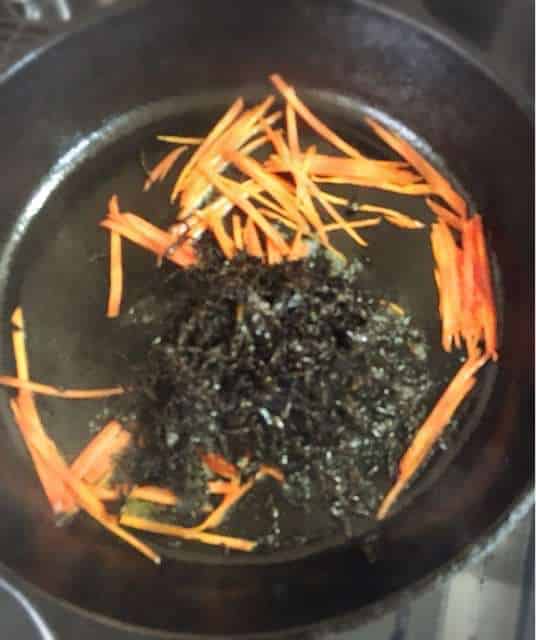 ひじきを加える