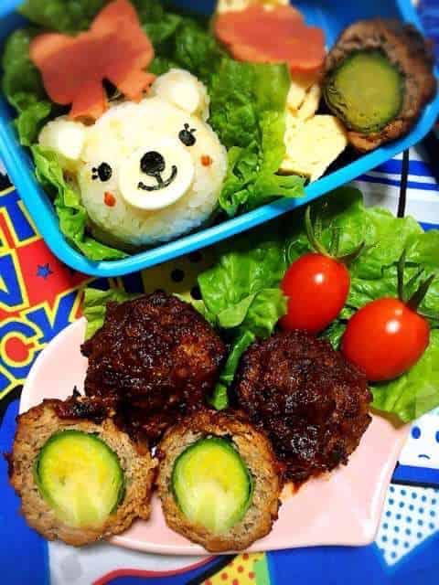 芽キャベツハンバーグ