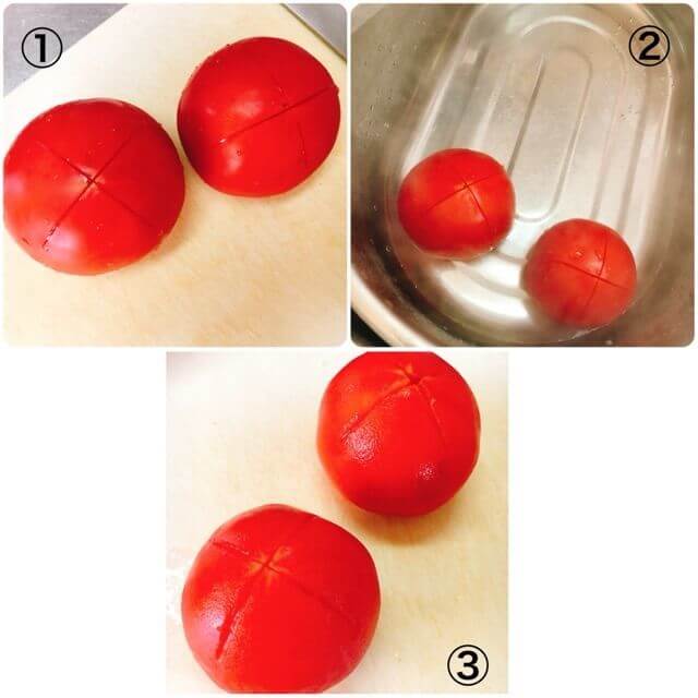 トマトの湯むき