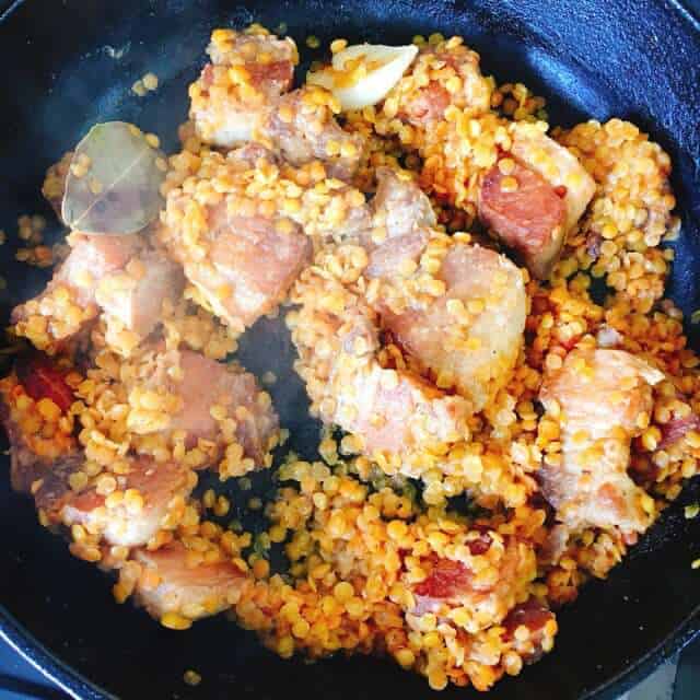 まめに火が通ったら出来上がり