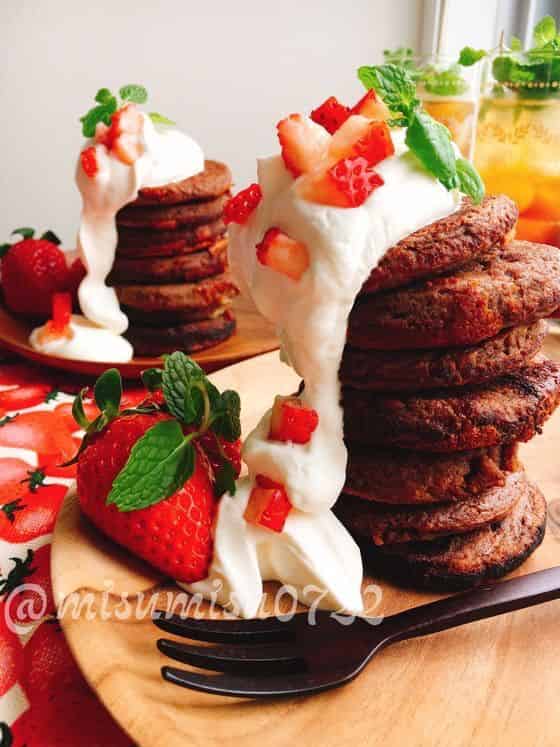 バナナココアパンケーキ