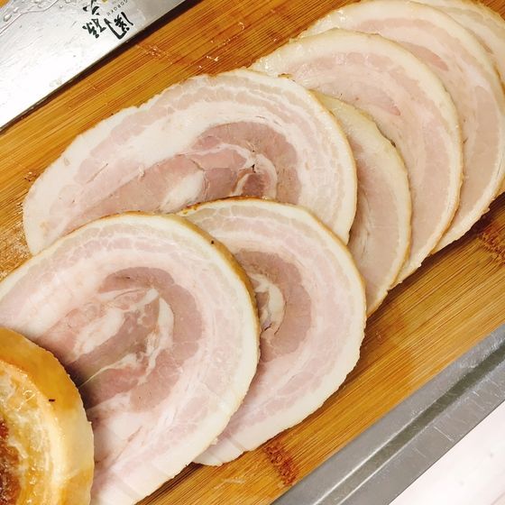 薄くスライスします