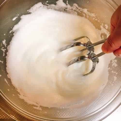 メレンゲを立て直す