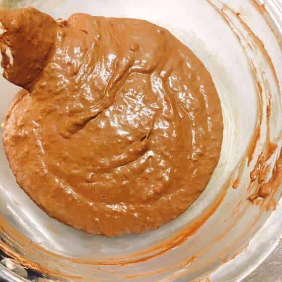 ゴムベラで整える