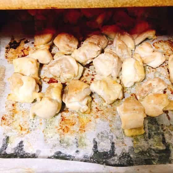 トースターで焼く