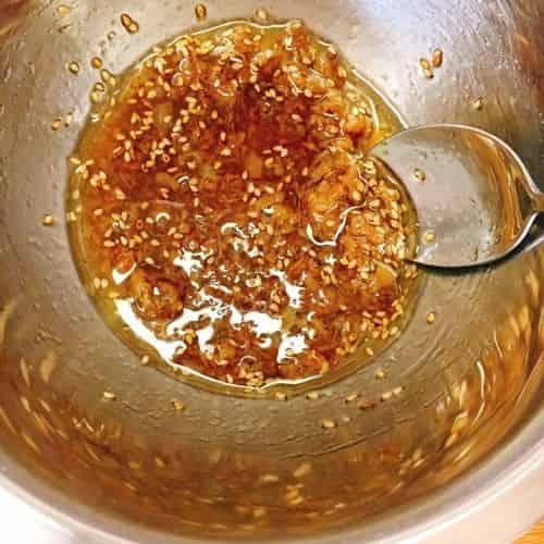 調味料を加え混ぜます