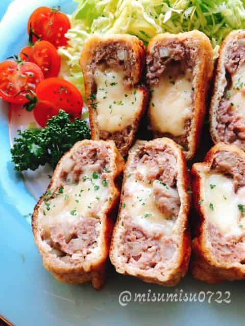 付け合わせと共に器に盛ります