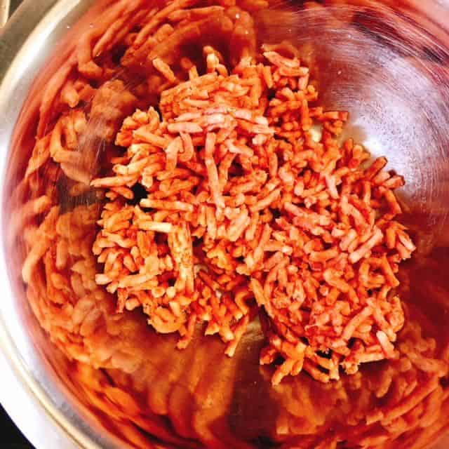 挽肉と塩、生姜