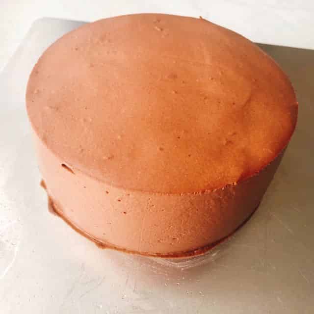 型を外したところ