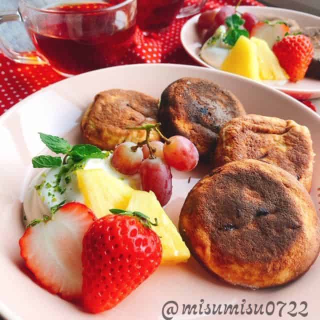 バナナプロテインパンケーキ