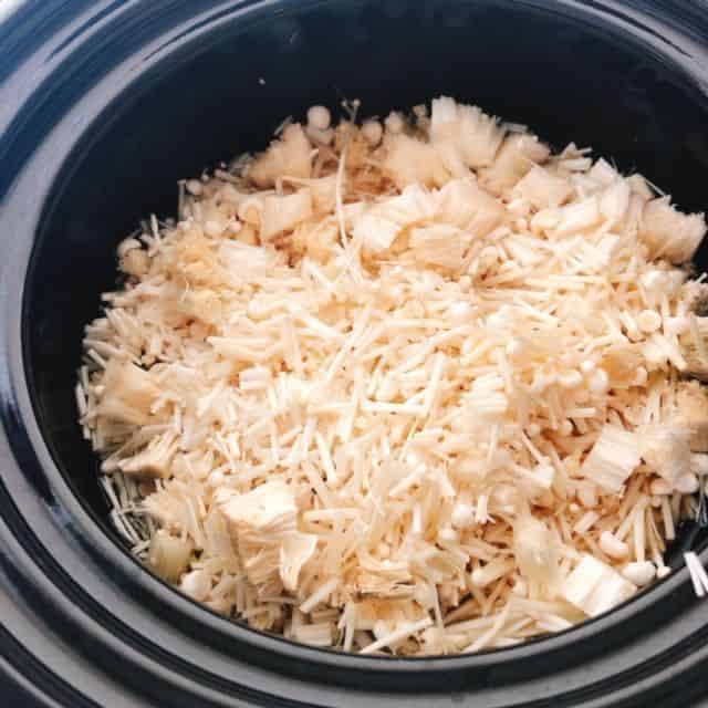 えのきを乗せます