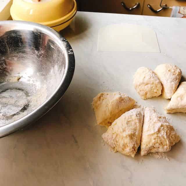 6つに切り分けます