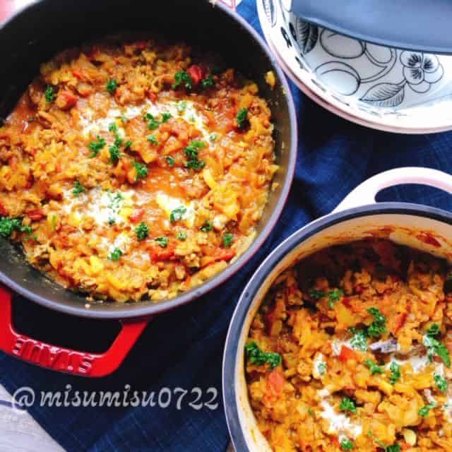 ストウブとバーミキュラ無水カレー作り比べ