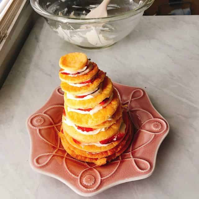 生地を全て積み上げる