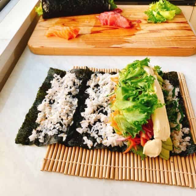 レタスを乗せる