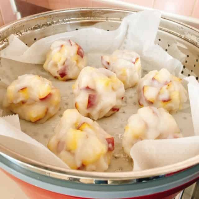 米粉鬼まんじゅう・蒸し上がり