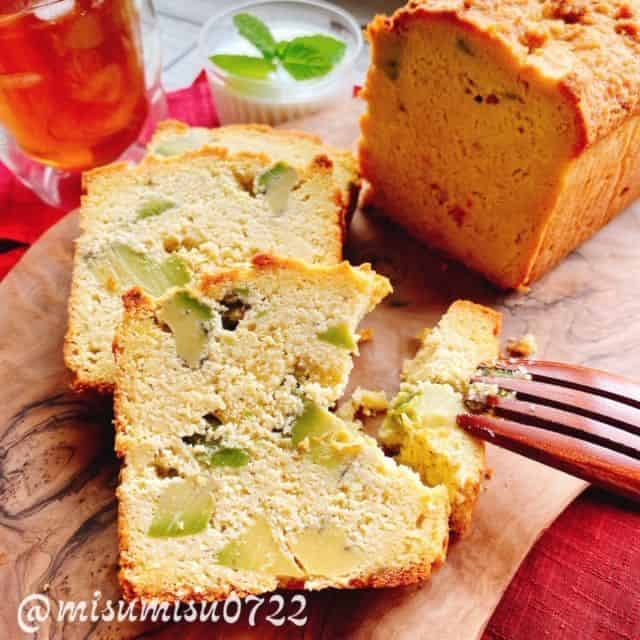 低糖質アボカドバターケーキ