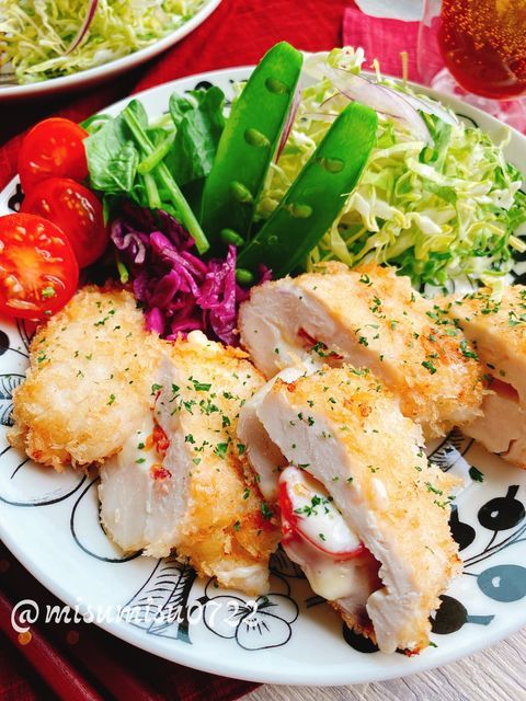 ささみのトマトチーズカツ