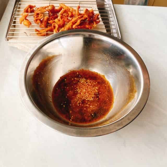 調味料を合わせます