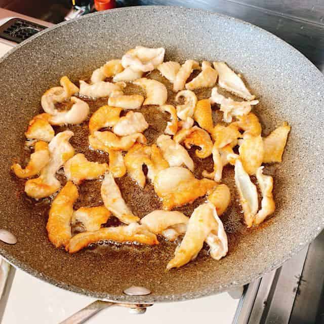 揚げ焼きします