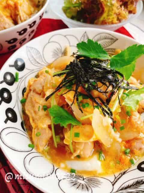 鶏肉たっぷり親子丼