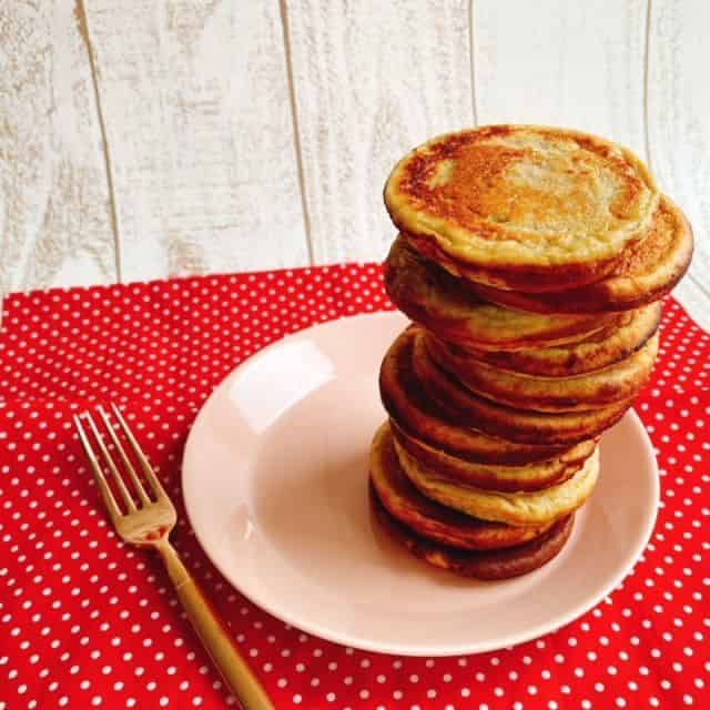 パンケーキを積み上げる