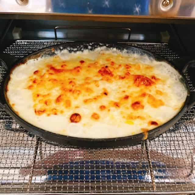 グラタン焼き上がり