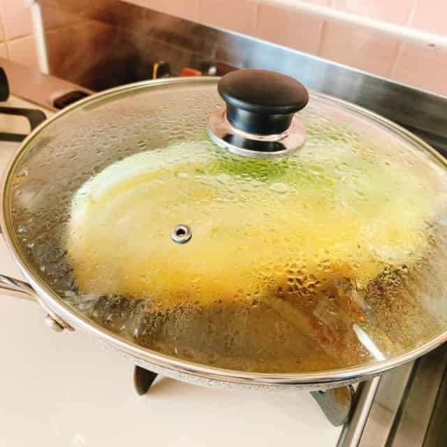 再び蓋をします