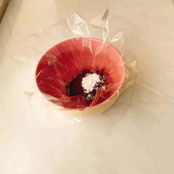 ココアパウダー、ベーキングパウダー