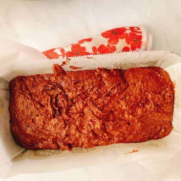 2回に分けて生地を入れる