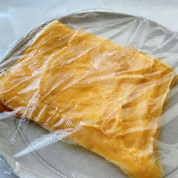 ラップをかけ冷ます