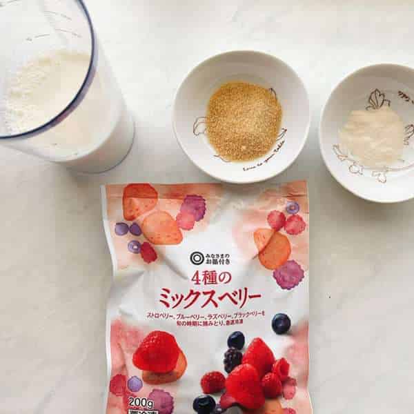 溶けないアイスの材料