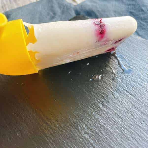 ほとんど溶けていません