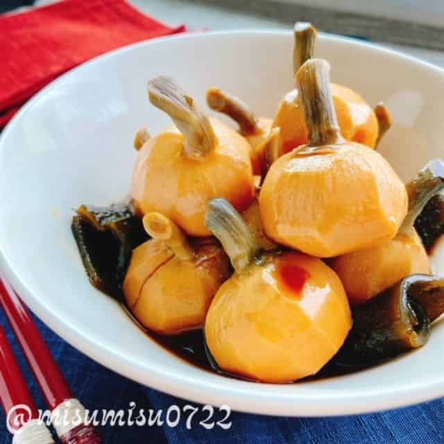 くわいの醤油煮