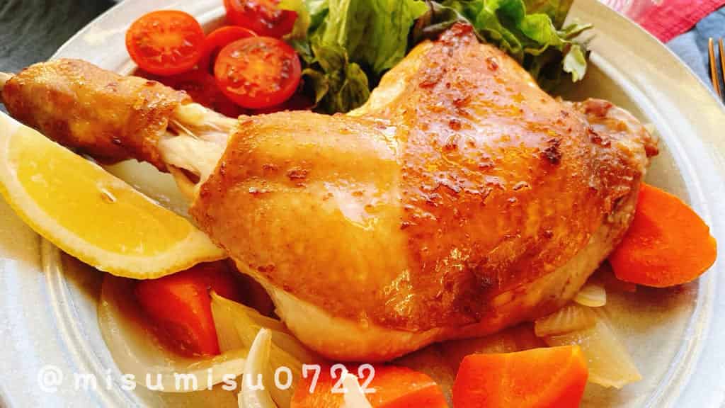 骨付き鶏もも肉のグリル