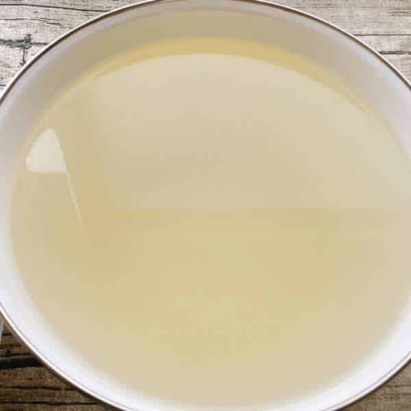 鶏がらスープの完成