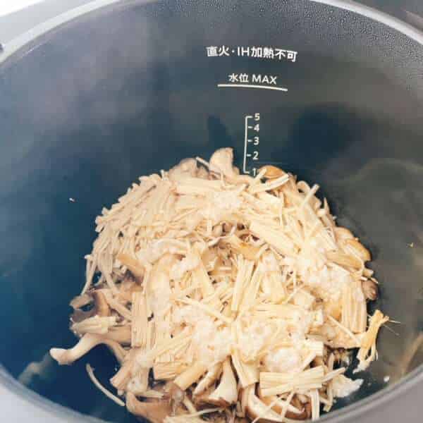 調理終了の状態