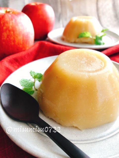 リンゴのくず煮ゼリー