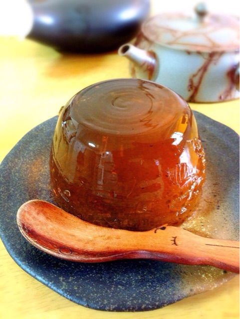 ほうじ茶のゼリー